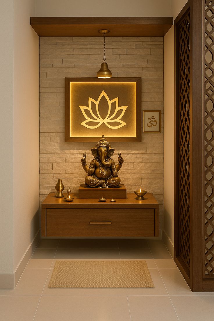 Modern Minimalist Pooja